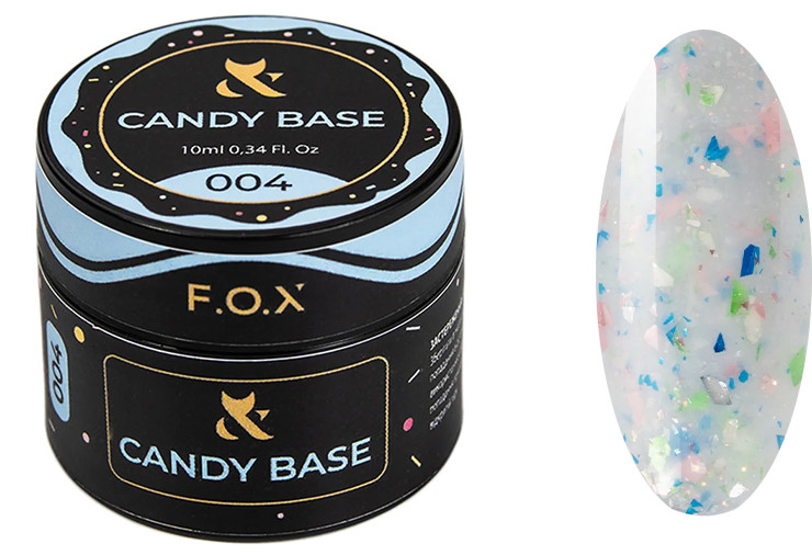 Основа каучуковая камуфлирующая Base Candy №004 F.O.X, 10 мл