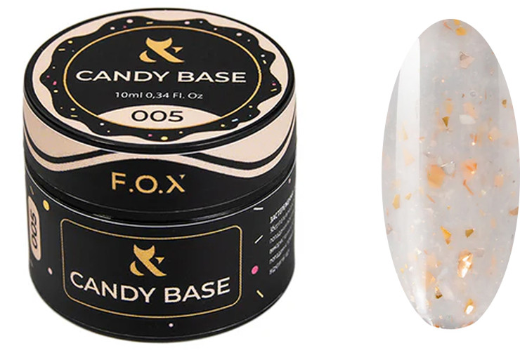 Основа каучуковая камуфлирующая Base Candy №005 F.O.X, 10 мл