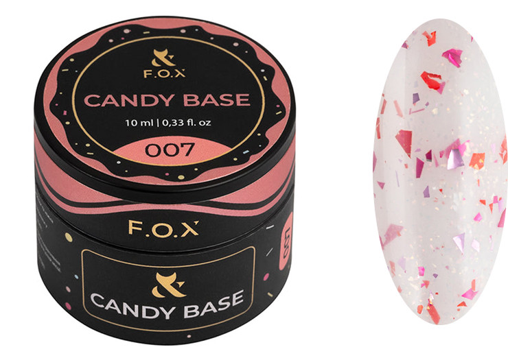 Основа каучуковая камуфлирующая Base Candy №007 F.O.X, 10 мл