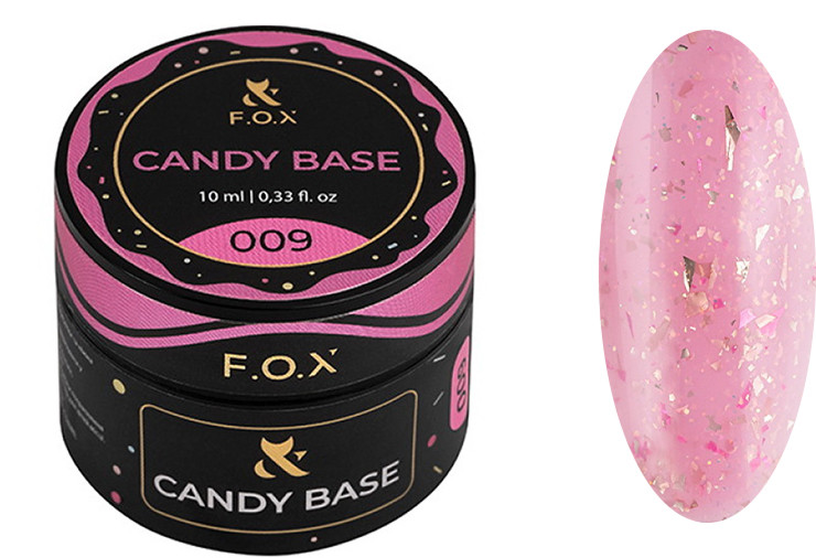 Основа каучуковая камуфлирующая Base Candy №009 F.O.X, 10 мл