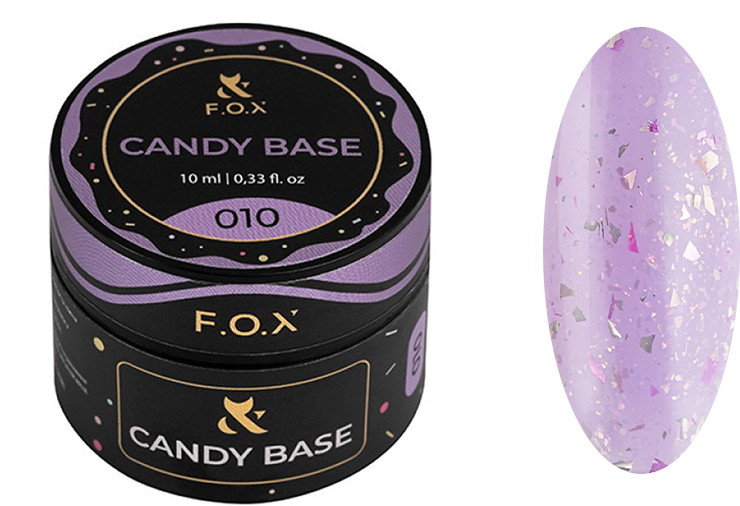 Основа каучуковая камуфлирующая Base Candy №010 F.O.X, 10 мл