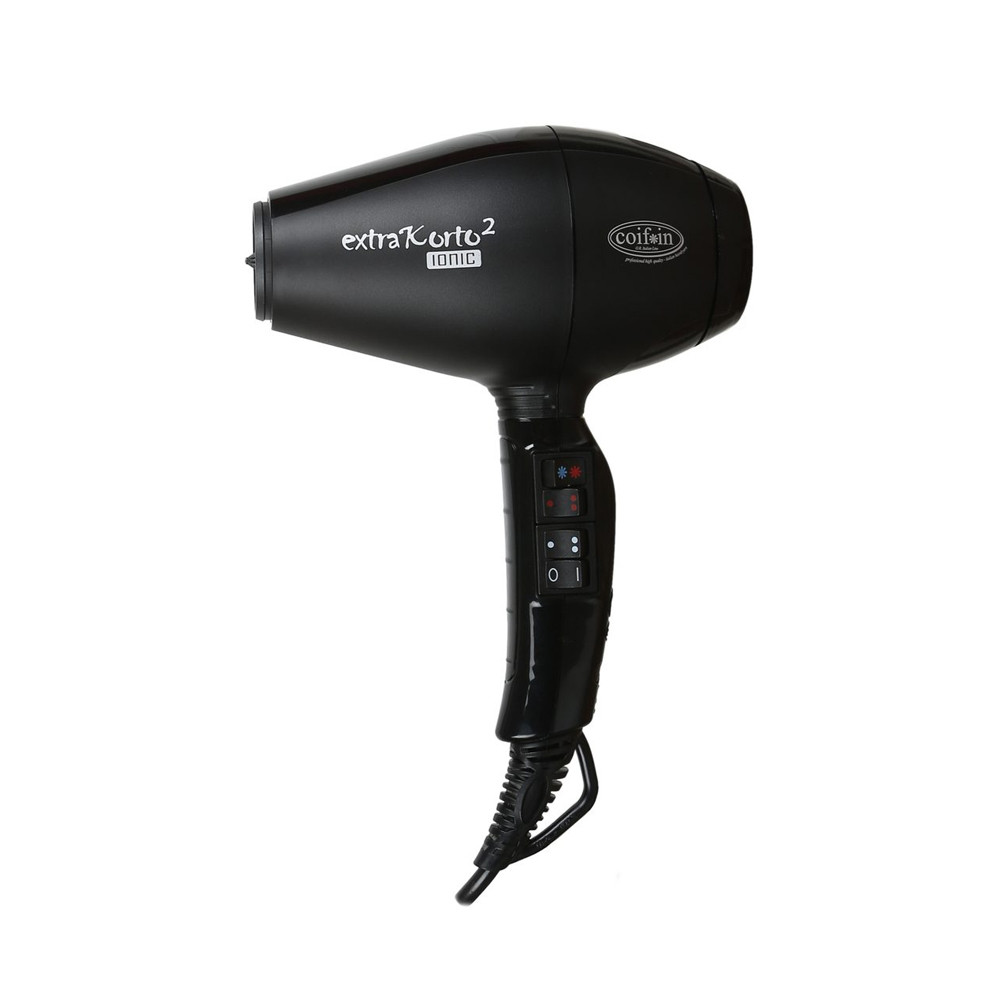 Фен черный Extra Korto 2 Coif*in EK2R  Фото 2 