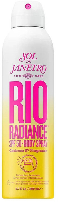 Сонцезахисний спрей для тіла SPF50 Rio Radiance Sol de Janeiro, 200 мл