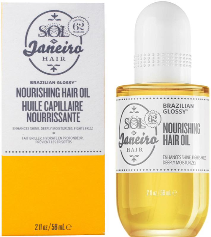 Олійка для волосся 62 Cheirosa Brazilian Glossy Noirishing Hair Oil Sol de Janeiro, 58 мл  Фото 2 
