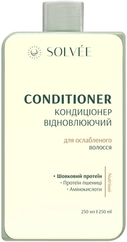 Кондиционер восстанавливающий для ослабленных волос Nutrisse Conditioner Solvee, 250 мл
