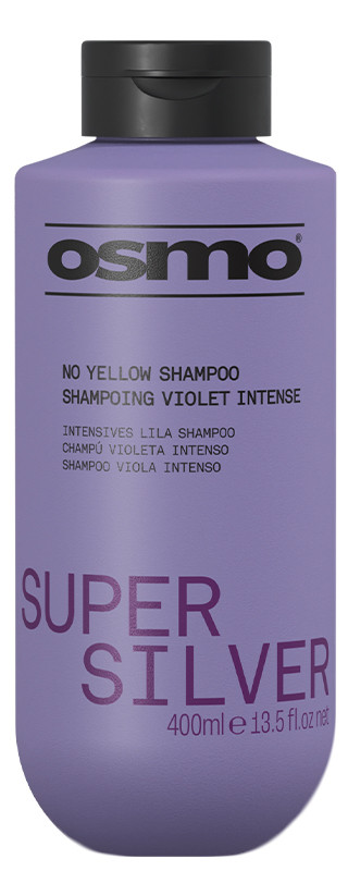 Шампунь против желтизны окрашенных светлых и натуральных волос Super Silver NEW Osmo, 400 мл