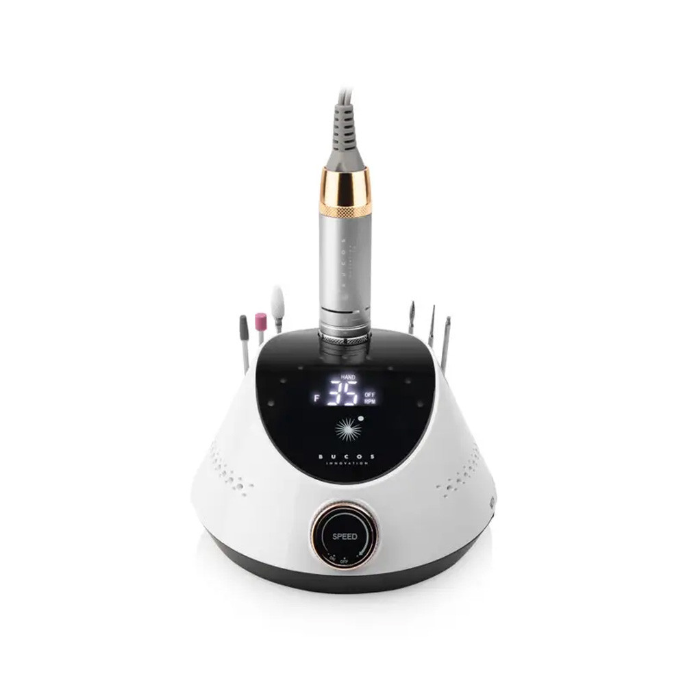Фрезер для маникюра BUCOS Nail Drill X2 PRO WHITE PEARL (65W/35000 об.) на beauty-prof.com Фото 3 Фрезер для маникюра BUCOS Nail Drill X2 PRO WHITE PEARL (65W/35000 об.) Фото 3