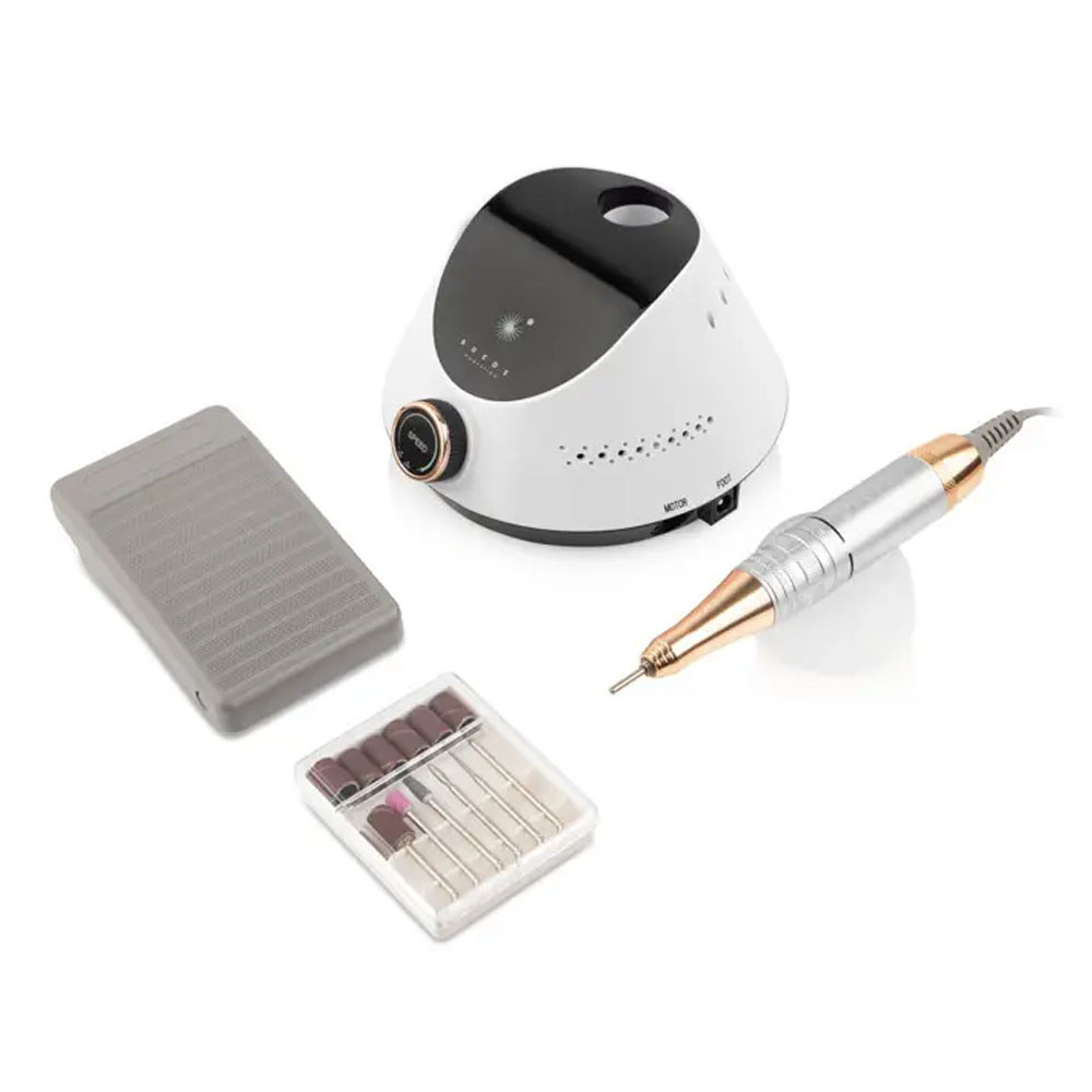 Фрезер для маникюра BUCOS Nail Drill X2 PRO WHITE PEARL (65W/35000 об.) на beauty-prof.com Фото 5 Фрезер для маникюра BUCOS Nail Drill X2 PRO WHITE PEARL (65W/35000 об.) Фото 5