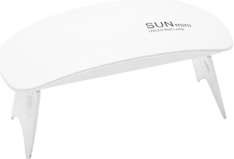 Професійна лампа UV/LED SUN mini для сушіння нігтів, біла 6 Вт 