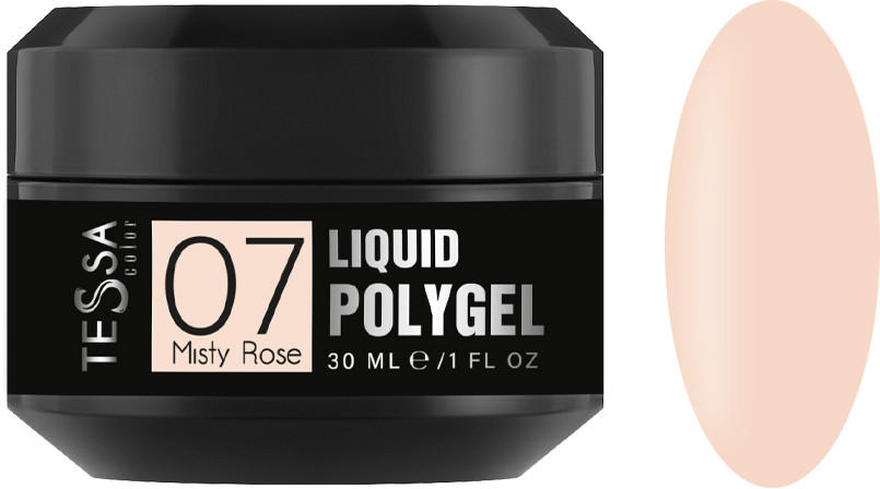 Рідкий полігель Liquid Polygel № 07 Misty Rose Tessa, 30 мл