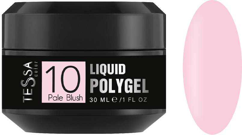 Рідкий полігель Liquid Polygel № 10 Pale Blush Tessa, 30 мл