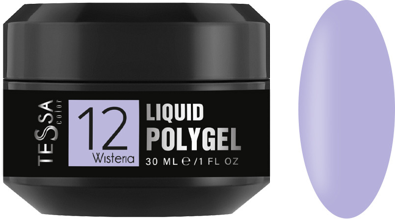 Рідкий полігель Liquid Polygel № 12 Wisteria Tessa, 30 мл