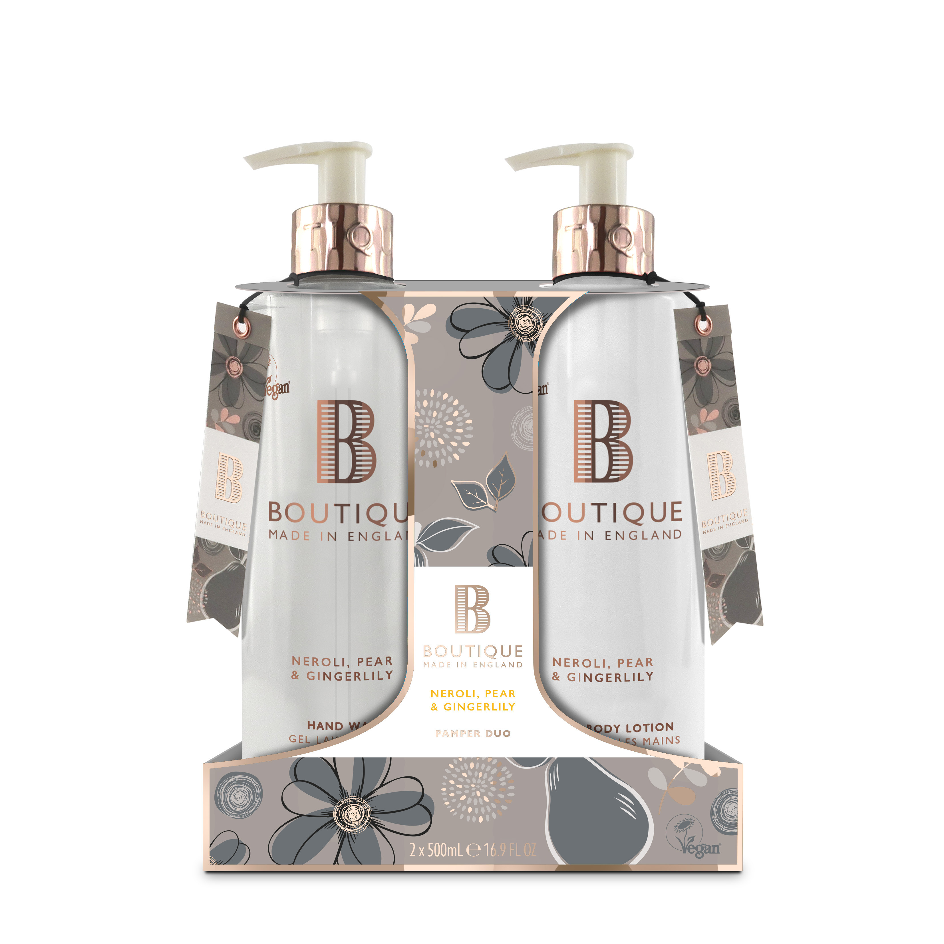 Набір для рук Neroli, Pear & Gingerlily Duo Boutique, (500 мл/500 мл)