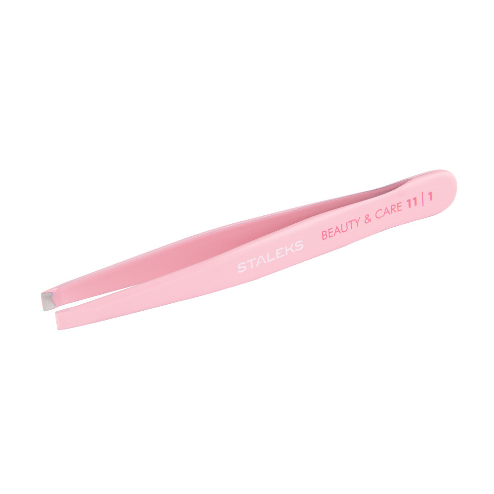 Пинцет для бровей BEAUTY & CARE 11 TYPE 1 (широкие прямые кромки) розовый СТАЛЕКС* на beauty-prof.com Фото 2 Пинцет для бровей BEAUTY & CARE 11 TYPE 1 (широкие прямые кромки) розовый СТАЛЕКС* Фото 2