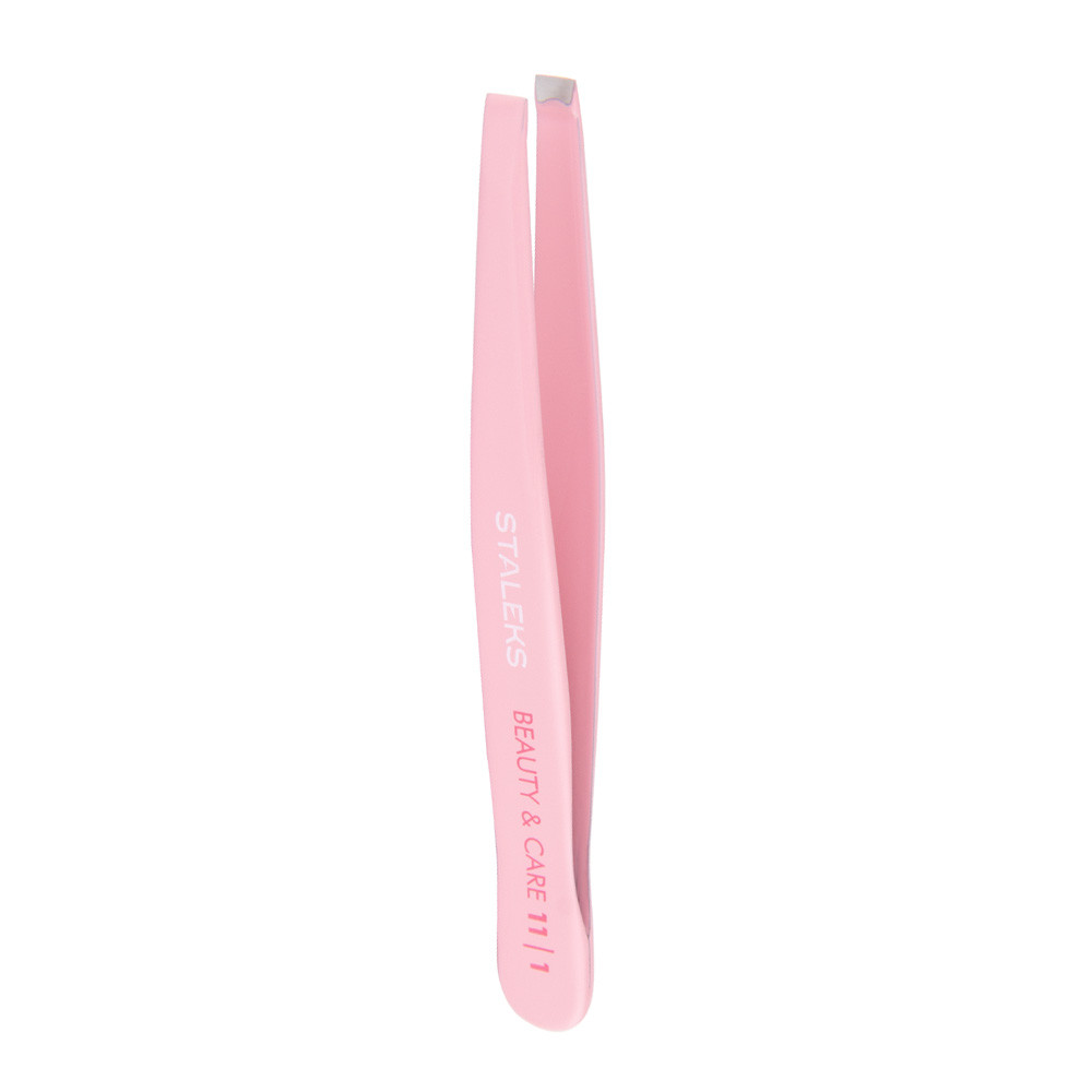 Пинцет для бровей BEAUTY & CARE 11 TYPE 1 (широкие прямые кромки) розовый СТАЛЕКС* на beauty-prof.com Фото 3 Пинцет для бровей BEAUTY & CARE 11 TYPE 1 (широкие прямые кромки) розовый СТАЛЕКС* Фото 3