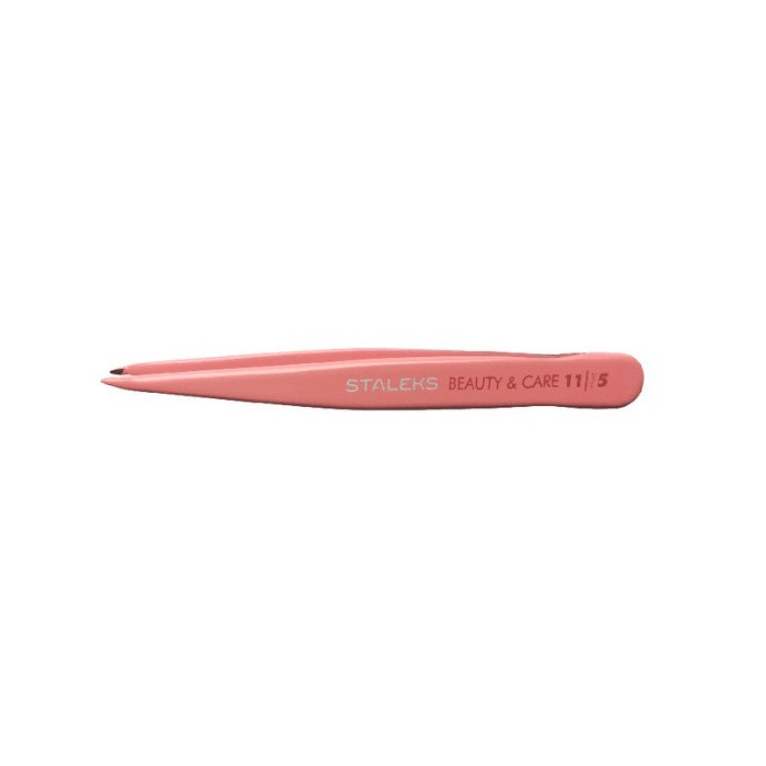 Пінцет для брів BEAUTY & CARE 11 TYPE 5 (точковий) рожевий СТАЛЕКС  Фото 2 
