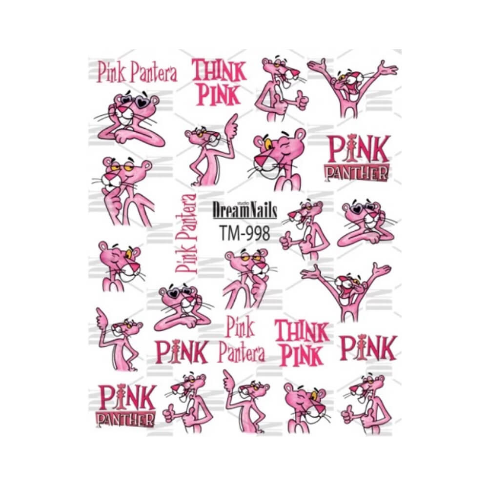 Слайдери ТМ 998 Pink Pantera