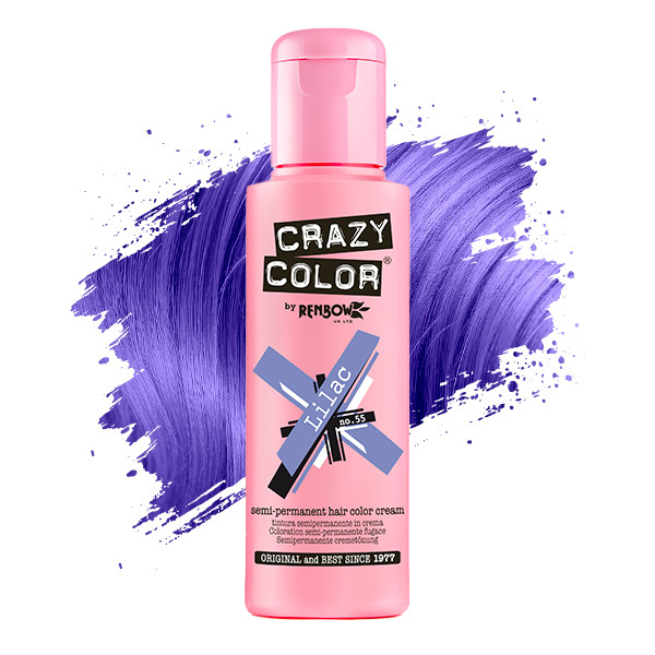 Тинт-краска для волос №55 капри сирень Crazy Color, 100 мл