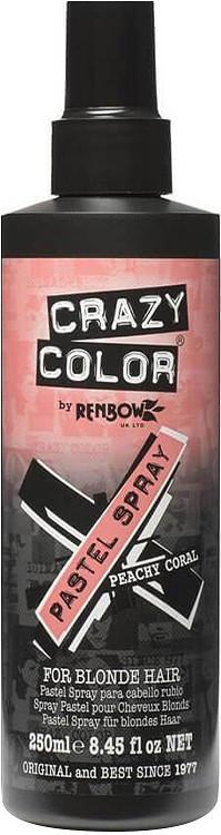 Кольоровий спрей персиковий Crazy Сolor, 250 мл