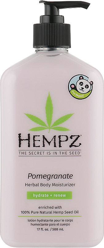 Зволожуюче молочко для тіла "Гранат" HEMPZ Pomegranate Herbal Body Moisturizer, 500 мл