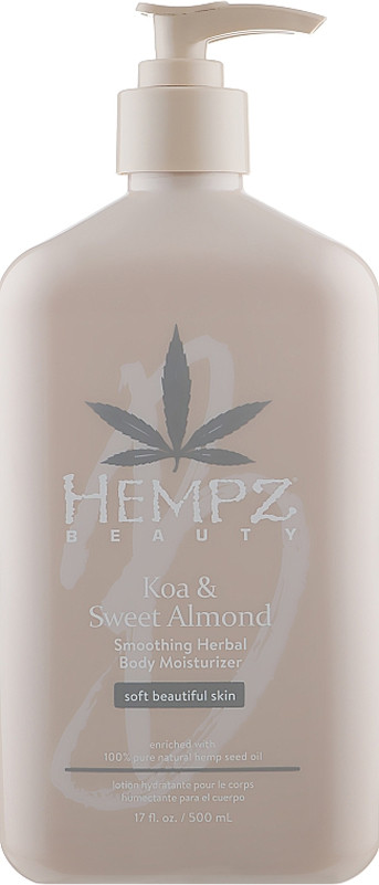 Зволожуюче молочко для тіла "Коа і мигдаль" HEMPZ Koa & Sweet Almond Herbal Moisturizer, 500 мл