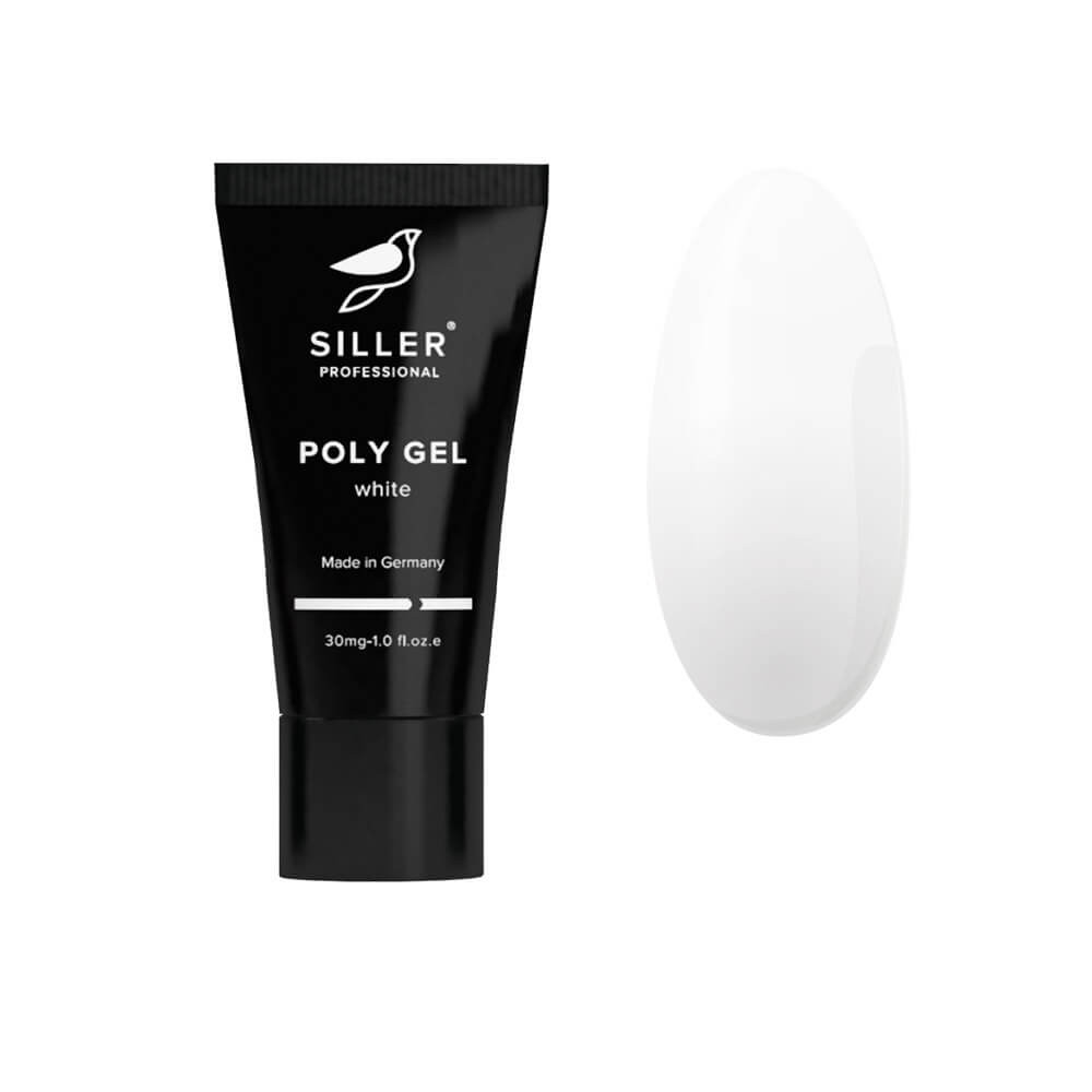 Моделирующий полигель белый Siller, 30 мл