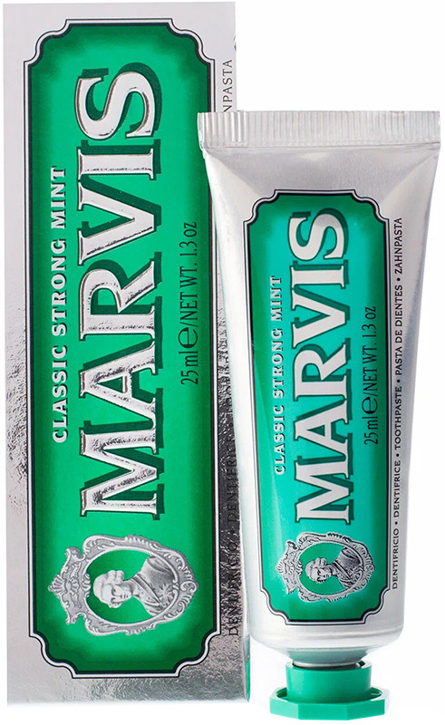 Зубна паста Classic Strong Mint Marvis, 25 мл на beauty-prof.com Фото 2 Зубна паста Classic Strong Mint Marvis, 25 мл Фото 2