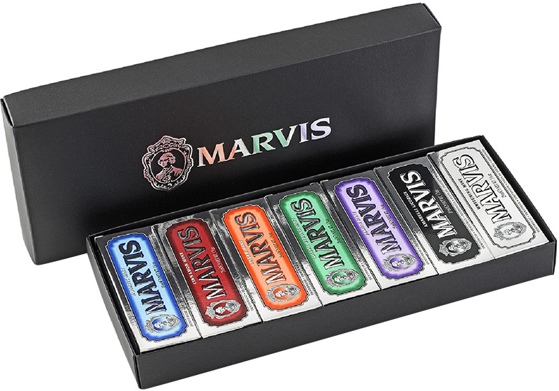 Подарункова коробка 7 Flavours Box Marvis, 7x25мл на beauty-prof.com Фото 2 Подарункова коробка 7 Flavours Box Marvis, 7x25мл Фото 2