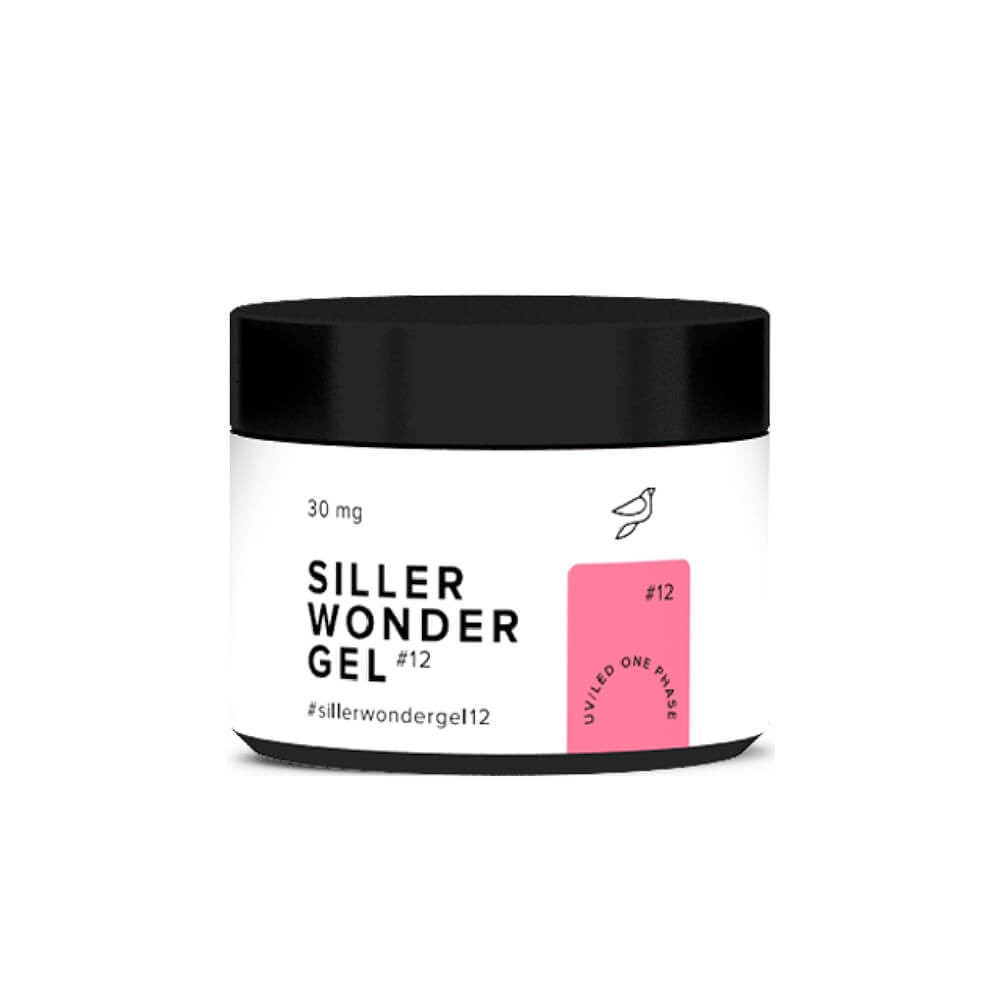 Гель для нігтів UV/LED One Phase Wonder Gel № 12 Siller, 30 мл