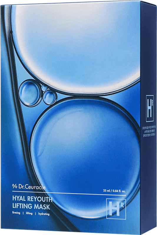 Увлажняющая маска с эффектом лифтинга Dr.Ceuracle Hyal Reyouth Lifting Mask, 10 шт*25 мл 