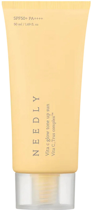 Сонцезахисний крем з ефектом освітлення та сяйва Needly Vita C Glow Tone Up Sun SPF 50+ PA++++, 50 мл