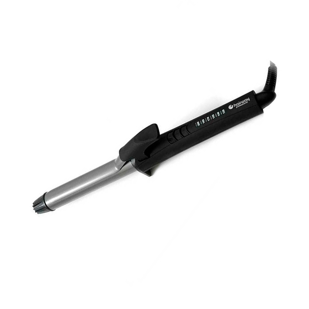 Плойка Titanium-Tourmaline Nano-Silver Nourmaline d 32 mm 6 тим реж Hairway 04114