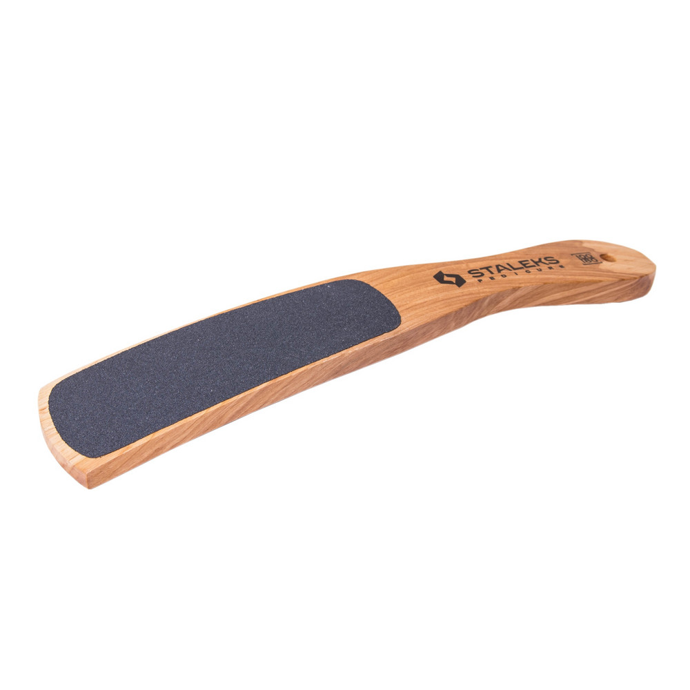 Терка для стоп дерев'яна вигнута Beauty & Care 10 Type 2 100/180 (ТД-02) Staleks на beauty-prof.com Фото 3 Терка для стоп дерев'яна вигнута Beauty & Care 10 Type 2 100/180 (ТД-02) Staleks Фото 3