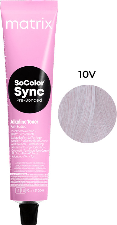 Фарба для волосся тонер PRE Bonded Socolor Sync 10V Matrix, 90 мл
