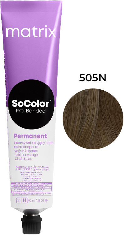 Крем-фарба для волосся Extra Coverage PRE Bonded Socolor.beauty 505N Matrix, 90 мл