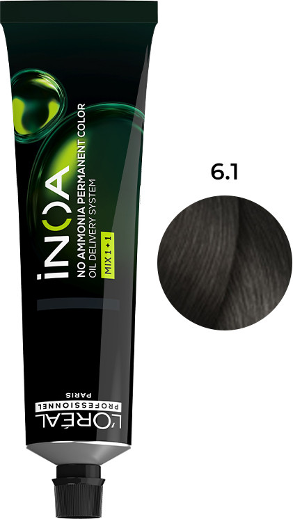 Крем-фарба для волосся Inoa № 6.1 L’Oreal Professionnel Paris, 60 мл