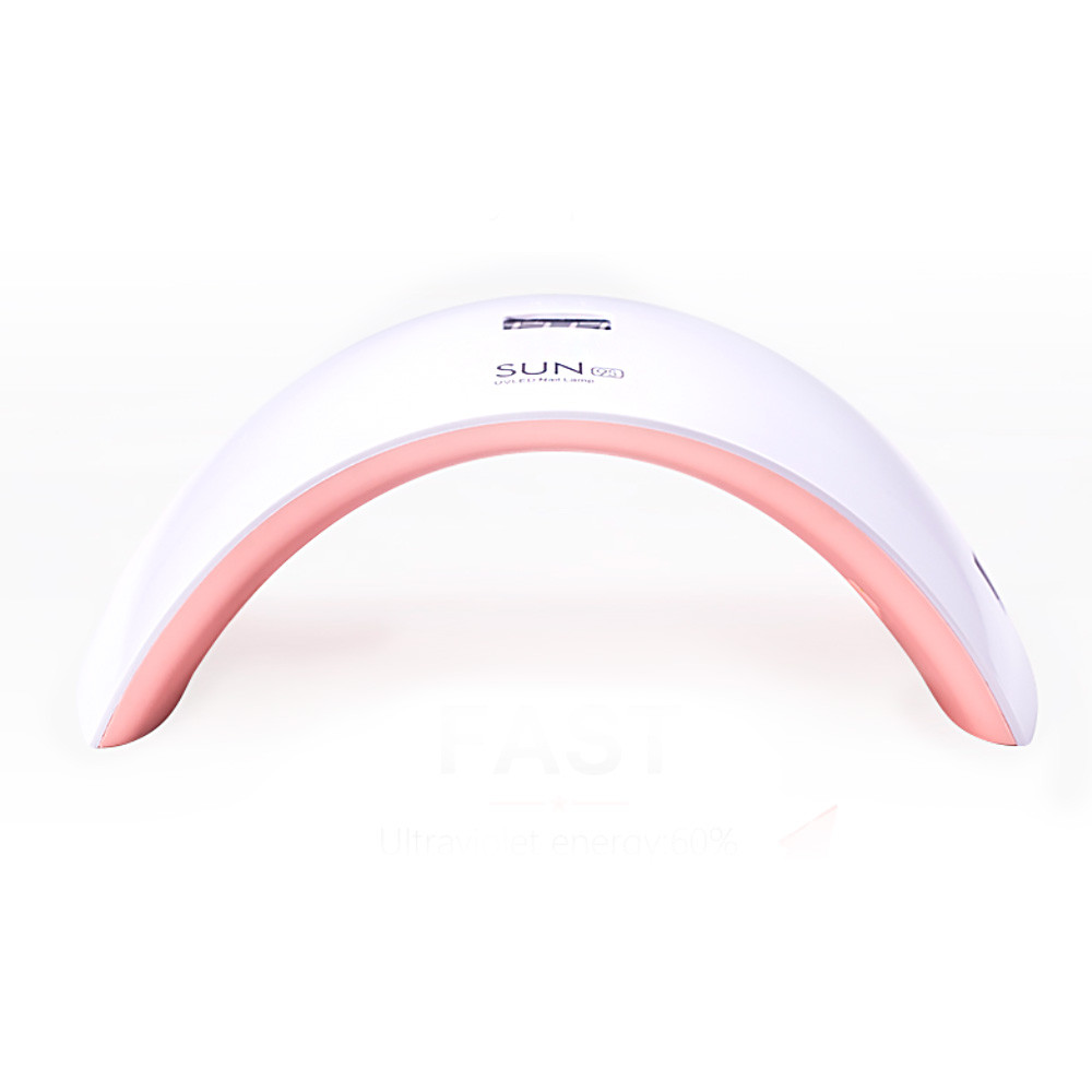 LED/UV Лампа SUN-9S (з дисплеєм) біла/ біло-рожева 24 Вт*