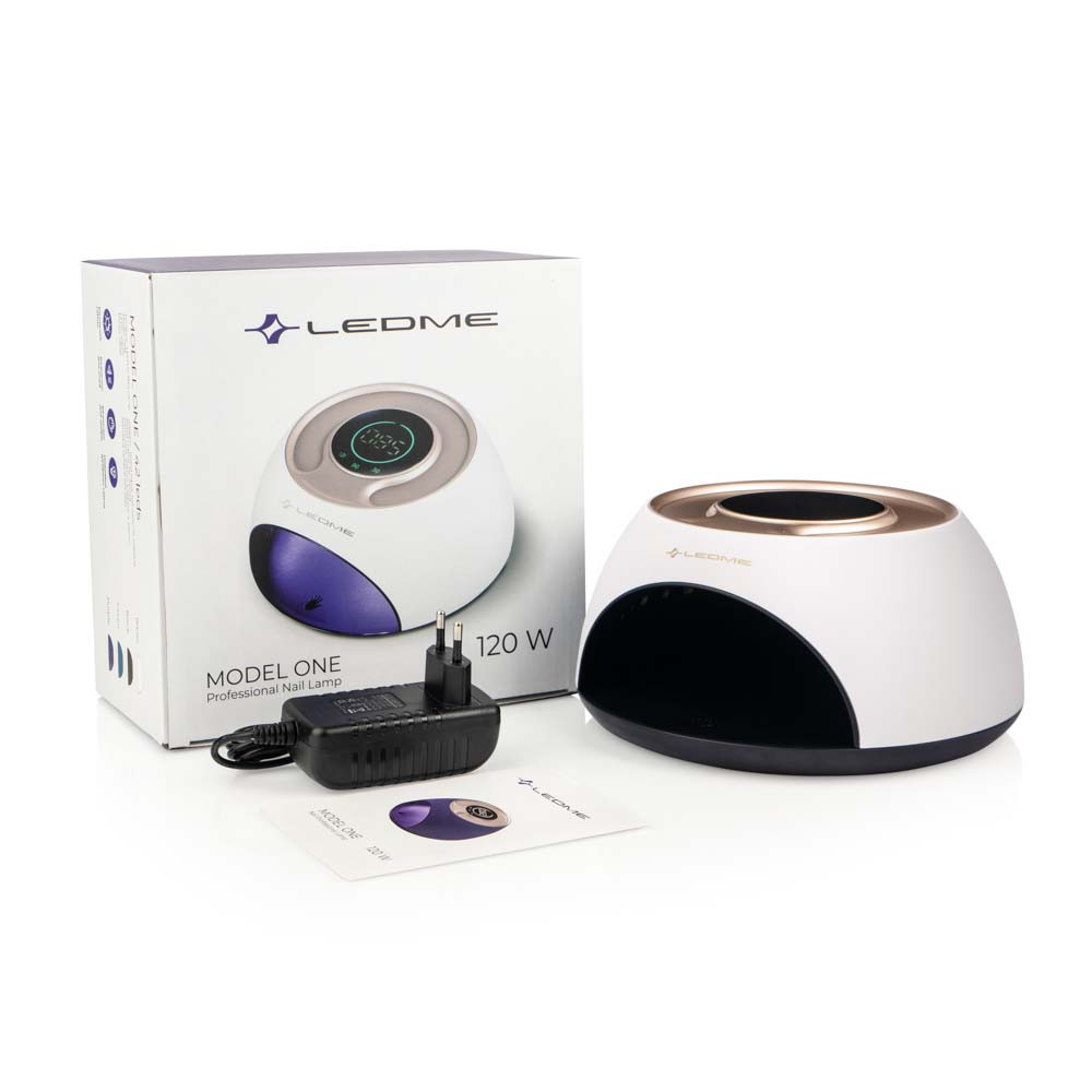 Лампа для маникюра LEDME ONE 120W WHITE  Фото 4 