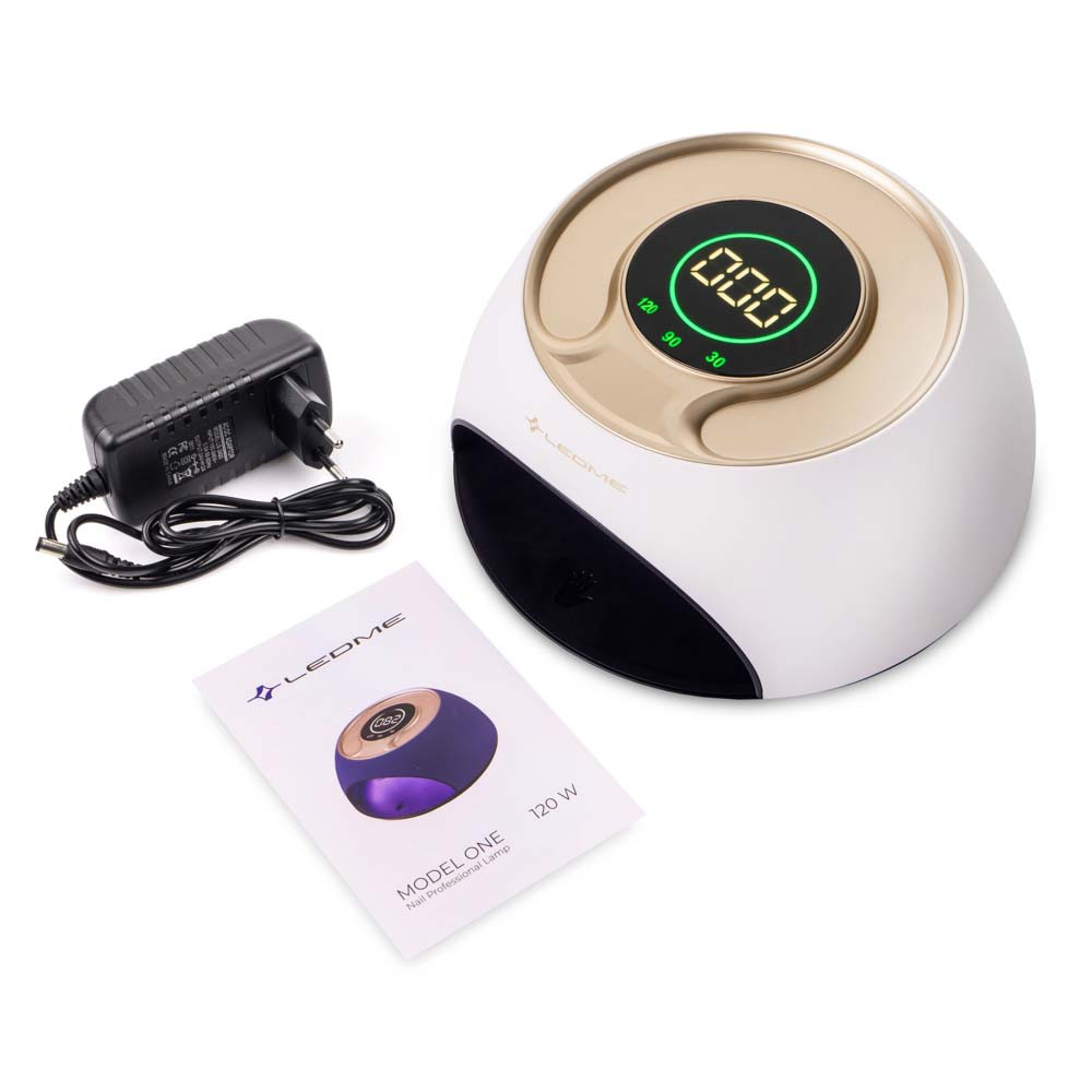 Лампа для маникюра LEDME ONE 120W WHITE  Фото 7 