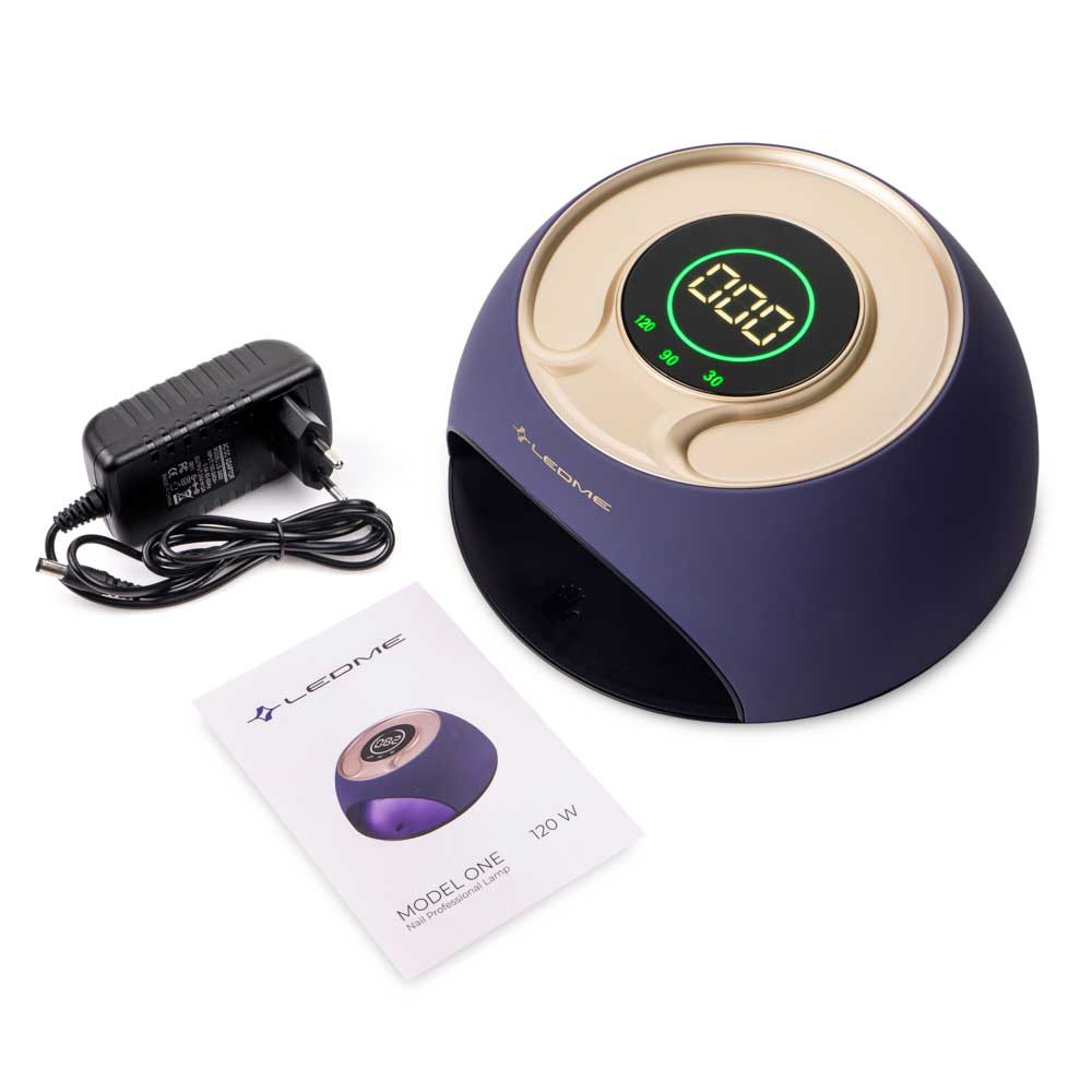Лампа для манікюру LEDME ONE 120W VIOLET  Фото 3 