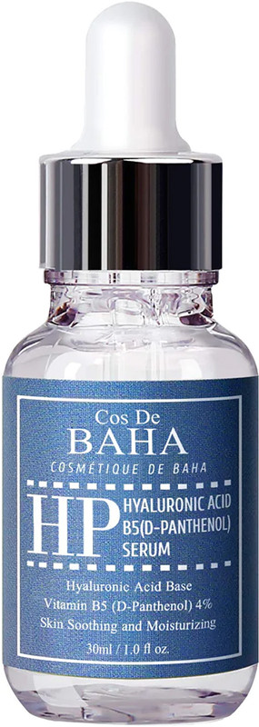 Сироватка зволожуюча Hyaluronic Acid + 4% Vitamin B5 Serum Cos De Baha, 30 мл на beauty-prof.com Сироватка зволожуюча Hyaluronic Acid + 4% Vitamin B5 Serum Cos De Baha, 30 мл