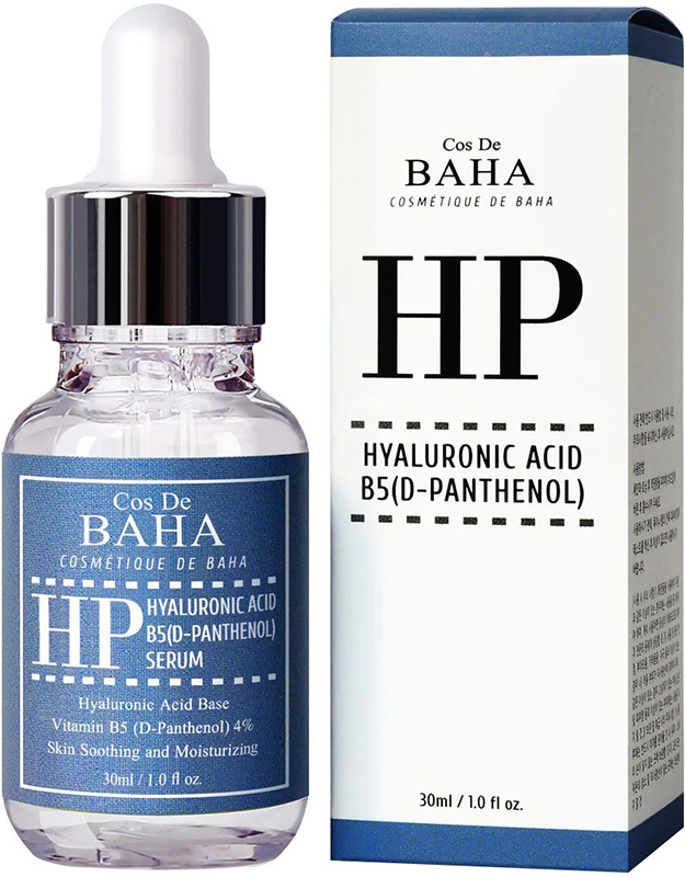 Сироватка зволожуюча Hyaluronic Acid + 4% Vitamin B5 Serum Cos De Baha, 30 мл на beauty-prof.com Фото 2 Сироватка зволожуюча Hyaluronic Acid + 4% Vitamin B5 Serum Cos De Baha, 30 мл Фото 2