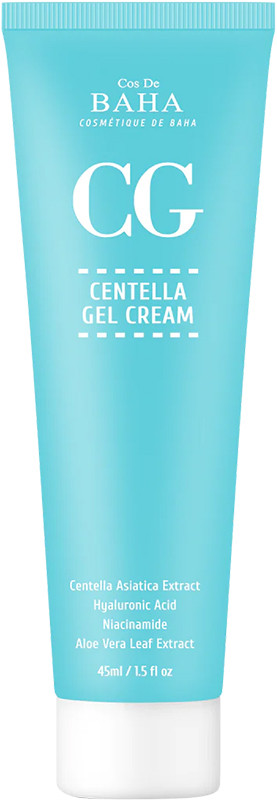 Крем-гель для обличчя відновлюючий Centella Gel Cream Cos De Baha, 45 мл на beauty-prof.com Крем-гель для обличчя відновлюючий Centella Gel Cream Cos De Baha, 45 мл