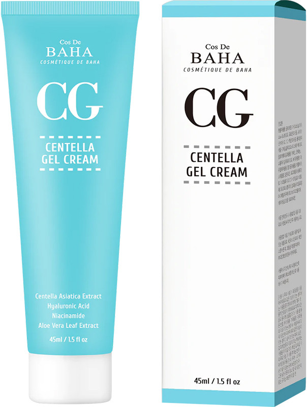 Крем-гель для обличчя відновлюючий Centella Gel Cream Cos De Baha, 45 мл на beauty-prof.com Фото 2 Крем-гель для обличчя відновлюючий Centella Gel Cream Cos De Baha, 45 мл Фото 2