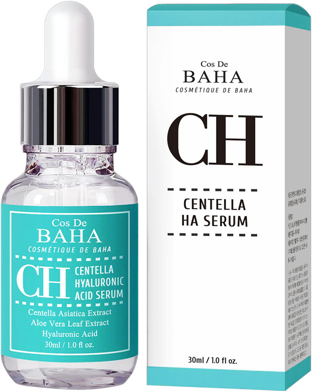 Сироватка для обличчя відновлююча з центелою CH Centella Serum Cos De Baha, 30 мл  Фото 2 