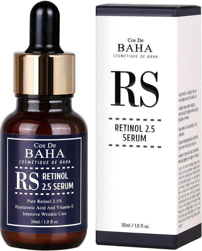 Сироватка для обличчя омолоджуюча з ретинолом RS Retinol 2,5 Serum Cos De Baha, 30 мл на beauty-prof.com Фото 2 Сироватка для обличчя омолоджуюча з ретинолом RS Retinol 2,5 Serum Cos De Baha, 30 мл Фото 2