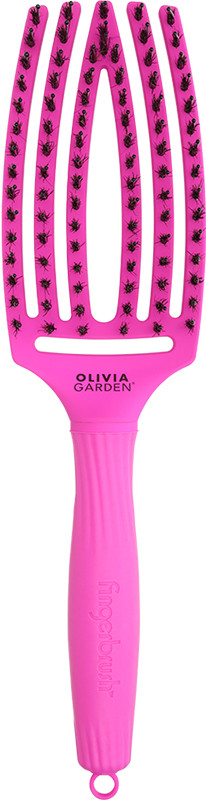 Щітка Finger Brush Boar&Nylon ThinkPink 2023 Neon Purple Olivia Garden