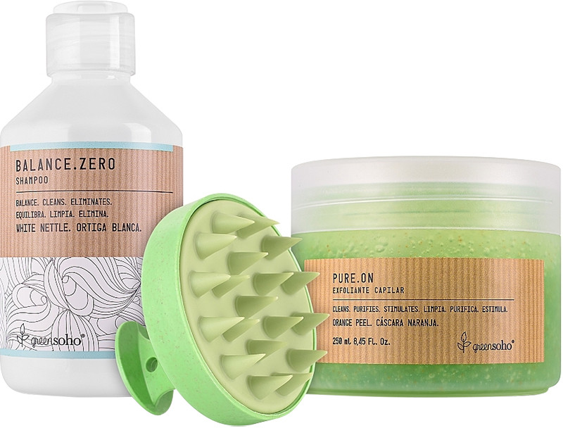 Набір для волосся, що очищає Balance.Zero Ritual Kit Greensoho на beauty-prof.com Фото 2 Набір для волосся, що очищає Balance.Zero Ritual Kit Greensoho Фото 2