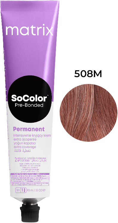 Крем-фарба для волосся Extra Coverage PRE Bonded Socolor.beauty тон 508M, 90 мл Matrix