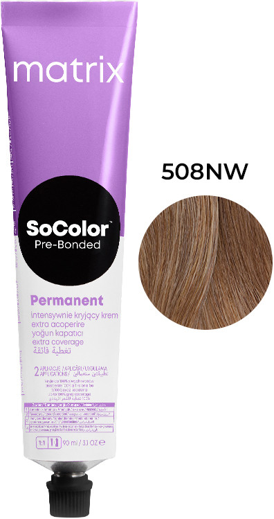 Крем-фарба для волосся Extra Coverage PRE Bonded Socolor.beauty тон 508NW, 90 мл Matrix